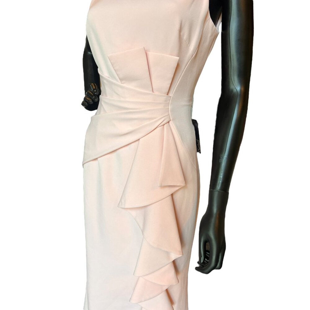 Pink Ruched Sheath - Picture 3 of 6